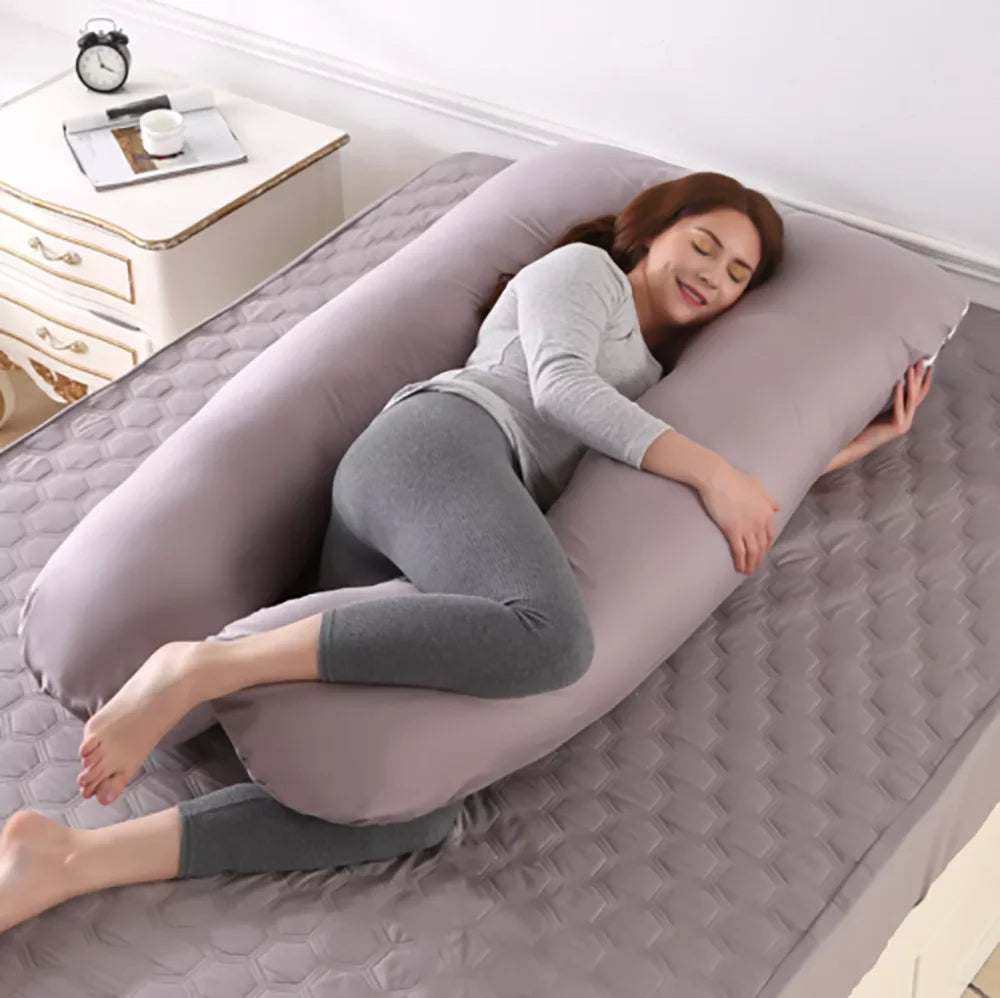 Pregnancy Pillow U Shaped Maternity Pillow Support Back Hips Legs Belly Sleeping